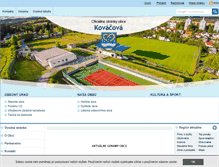 Tablet Screenshot of kovacova.sk